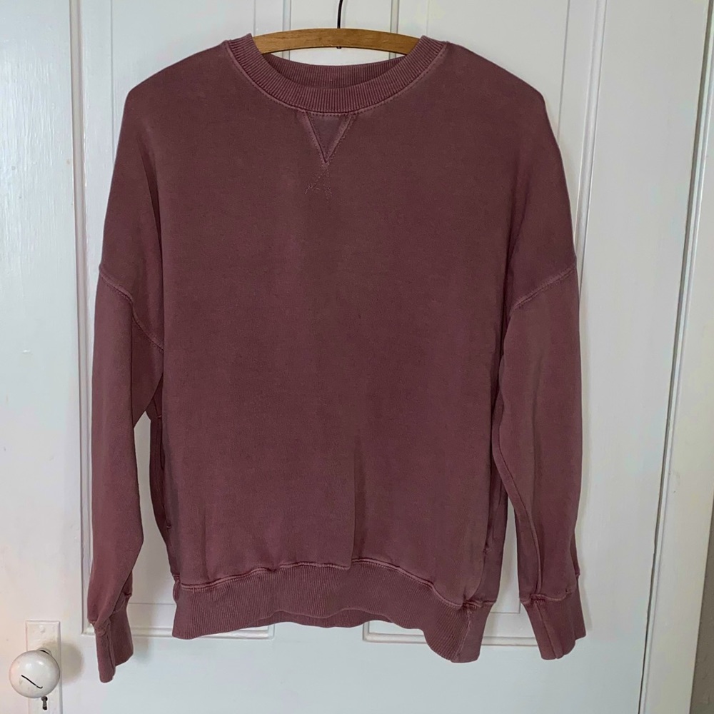 Mauve Crewneck with pockets